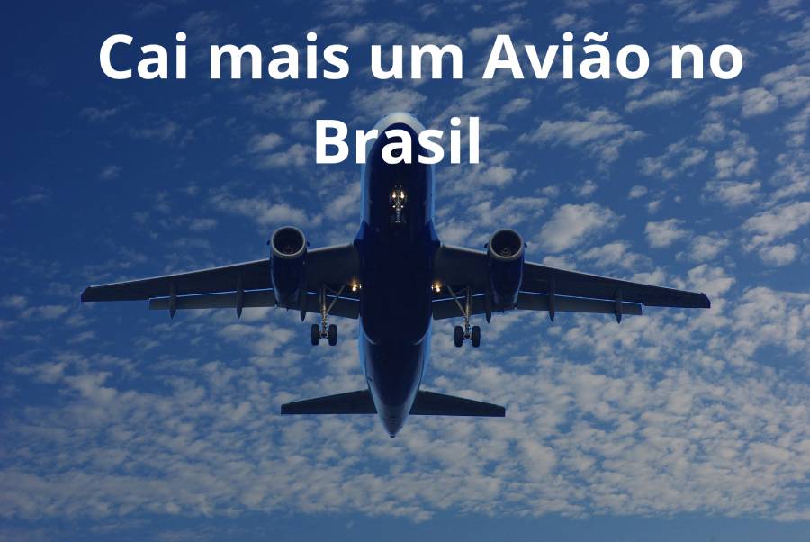 Cai mais um avião no Brasil